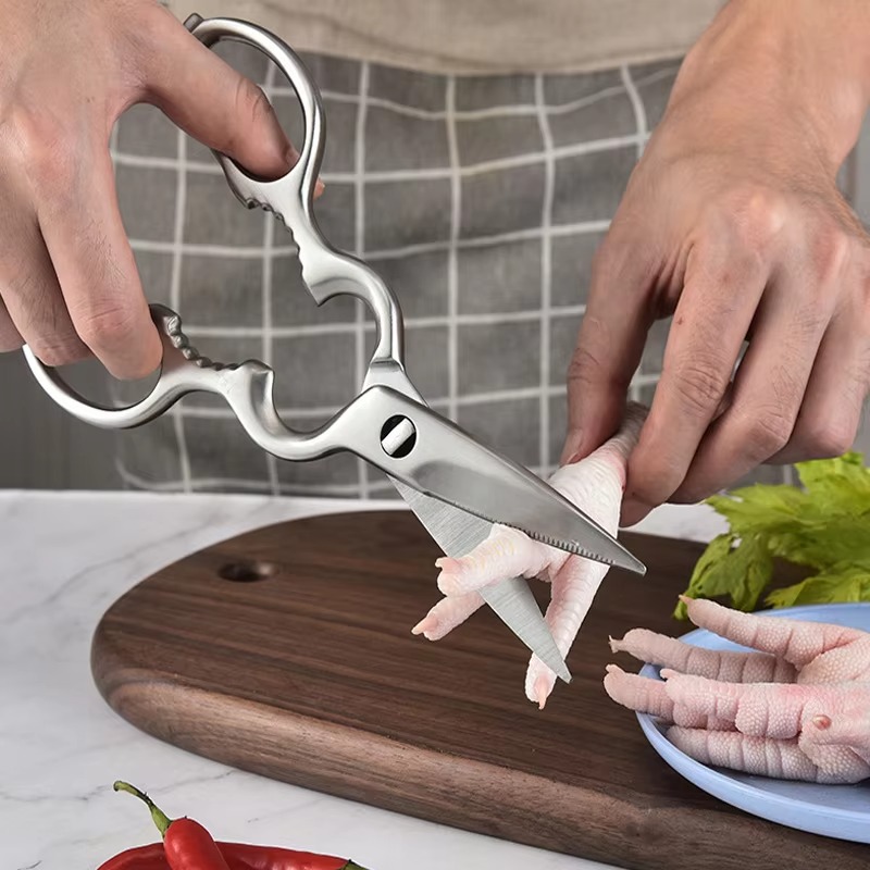 Kitchen Hand Gadgets - Detachable Kitchen Scissors Stainless Steel Kitchen