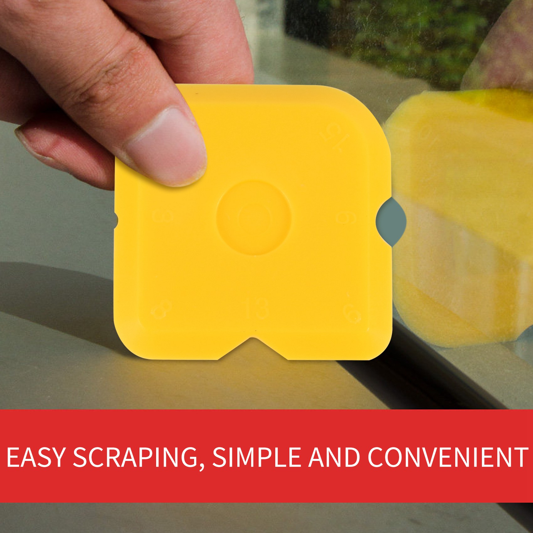 Silicone Spatula Set - A84X-5Pcs Scraper Tool Kit Grouting Set