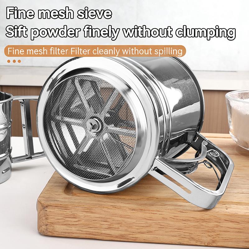 Stainless Steel Flour Sieve Cu - đánh giá và giá Kitchen Hand Gadgets