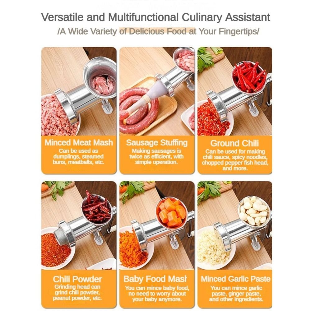 Space-Saving Manual Meat Grind - đánh giá và giá Kitchen Hand Gadgets