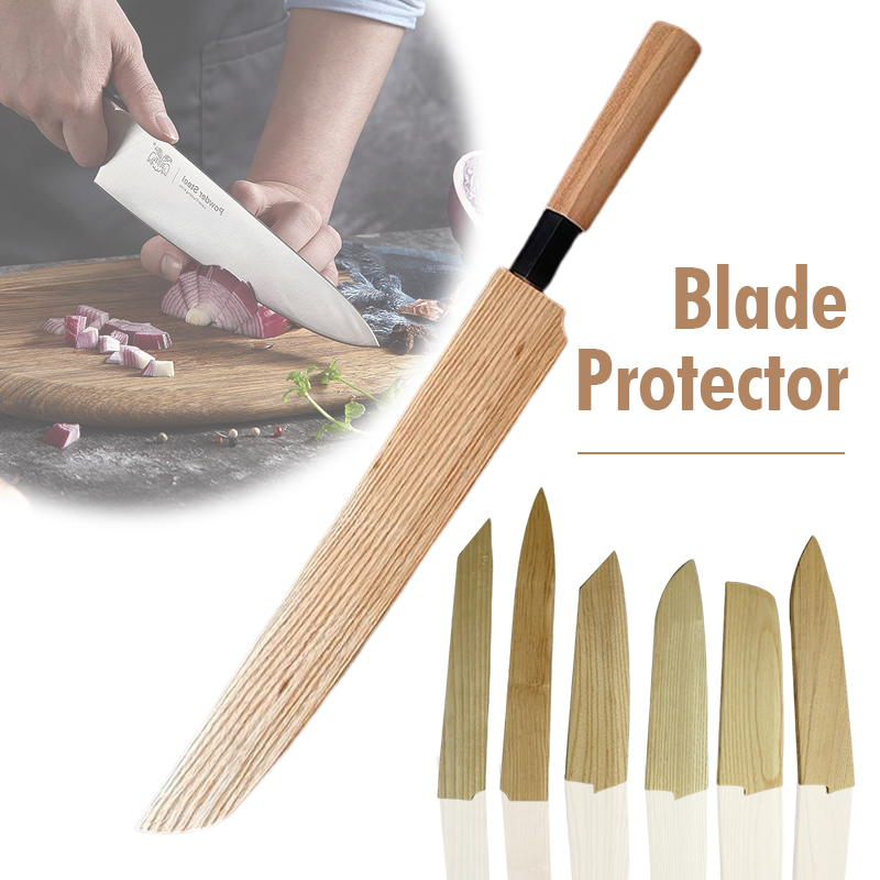 Chef's Wooden Knife Sheath Kit - đánh giá và giá Magnetic Knife Strip
