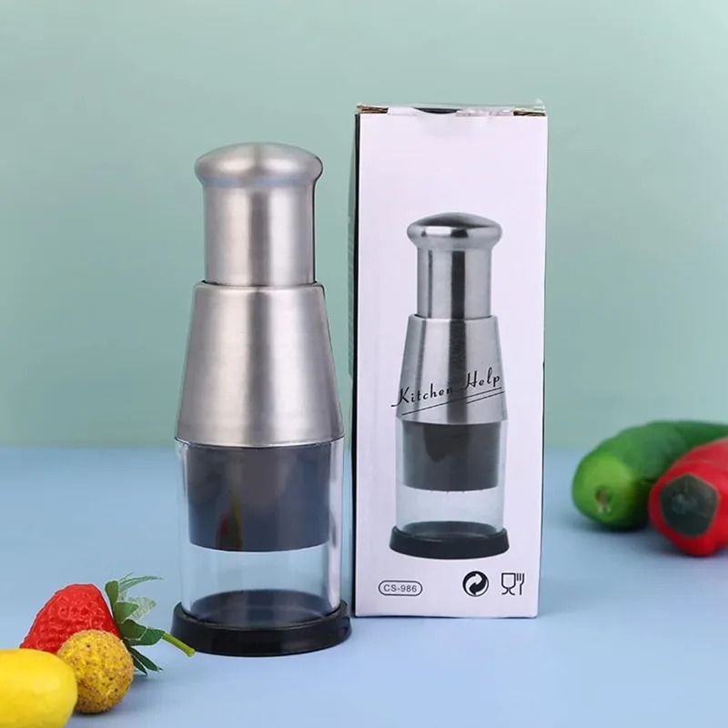 Stainless Steel Manual Garlic  - đánh giá và giá Kitchen Hand Gadgets