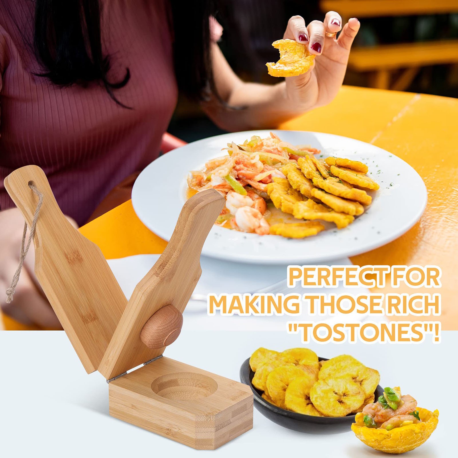 Banana Pancake Maker Hand Pres - đánh giá và giá Kitchen Hand Gadgets