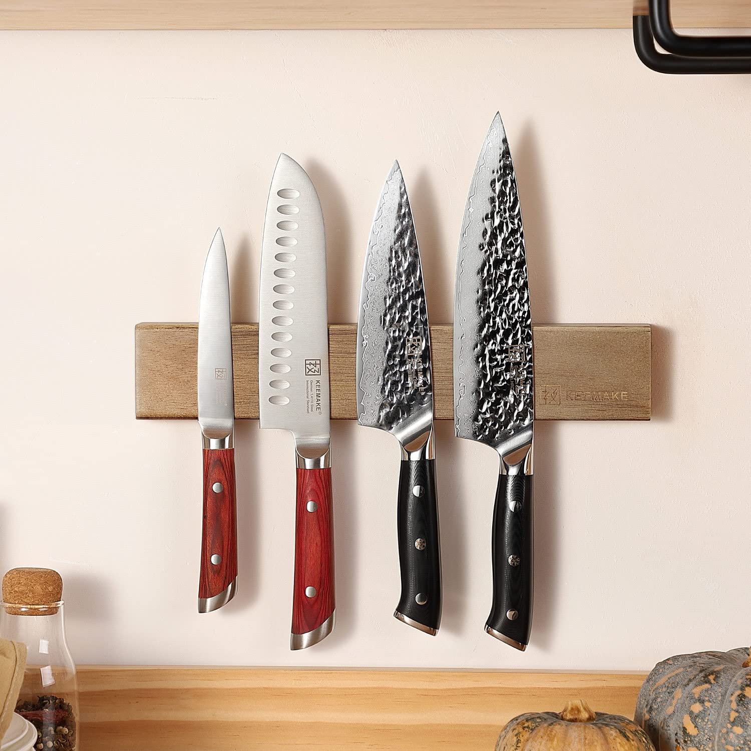 KEEMAKE Dao Có Nam Châm Giá Đỡ - đánh giá và giá Magnetic Knife Strip