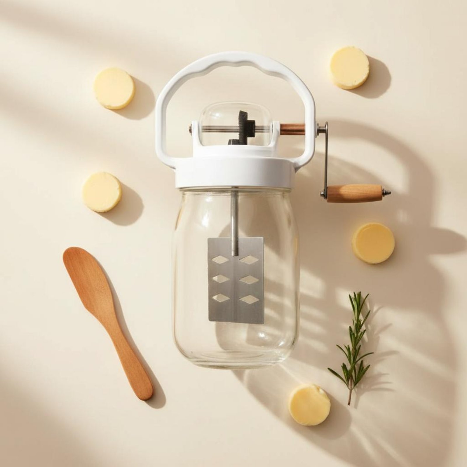 Hand Crank Butter Churner Manu - đánh giá và giá Kitchen Hand Gadgets
