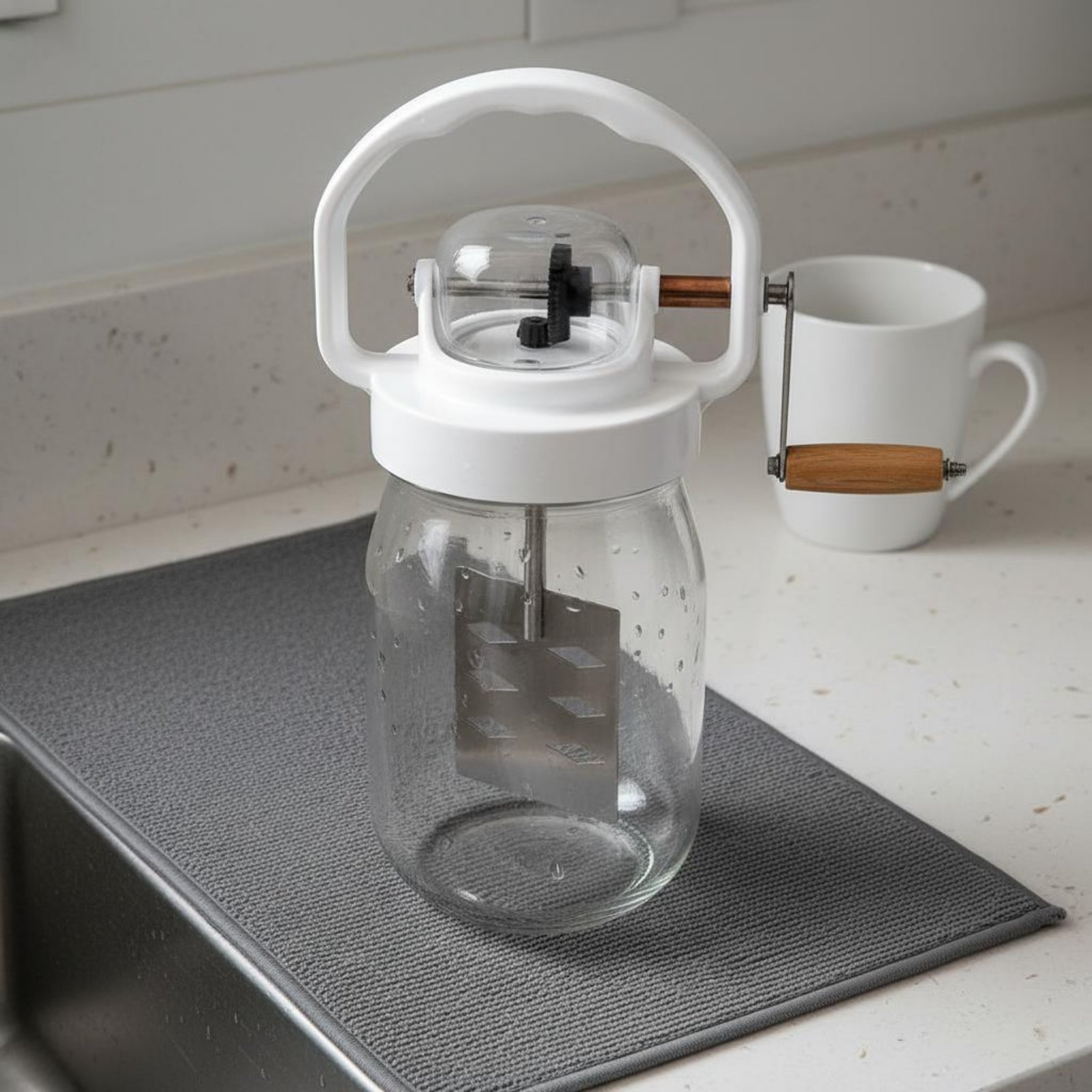 Hand Crank Butter Churner Manu - đánh giá và giá Kitchen Hand Gadgets