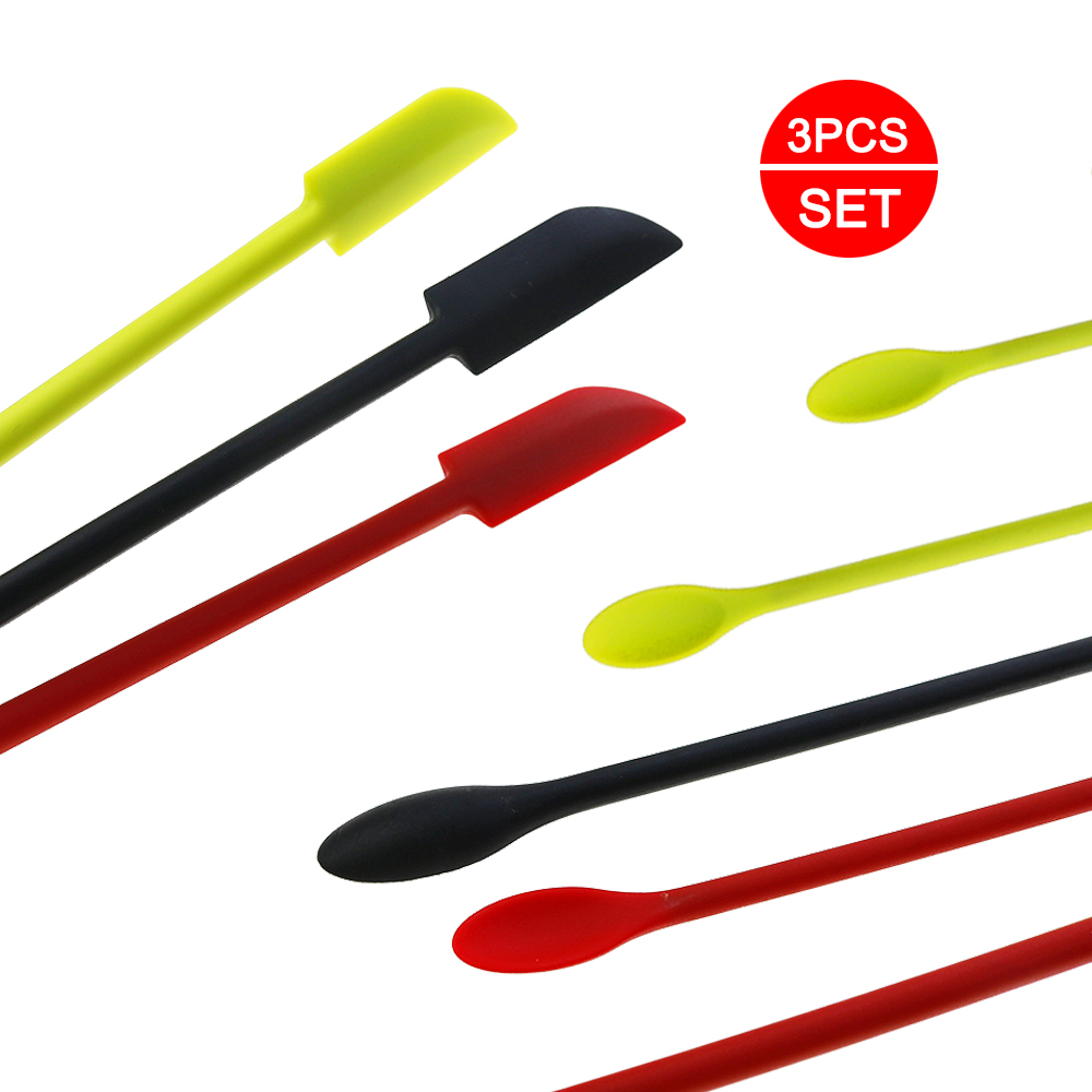 3 Pcs/Set 3 Colour 48G Silicon - đánh giá và giá Silicone Spatula Set