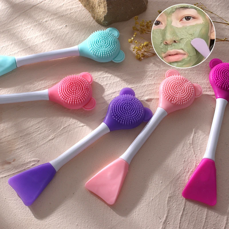 1-8pcs Face Brush Set Silicone - đánh giá và giá Silicone Spatula Set