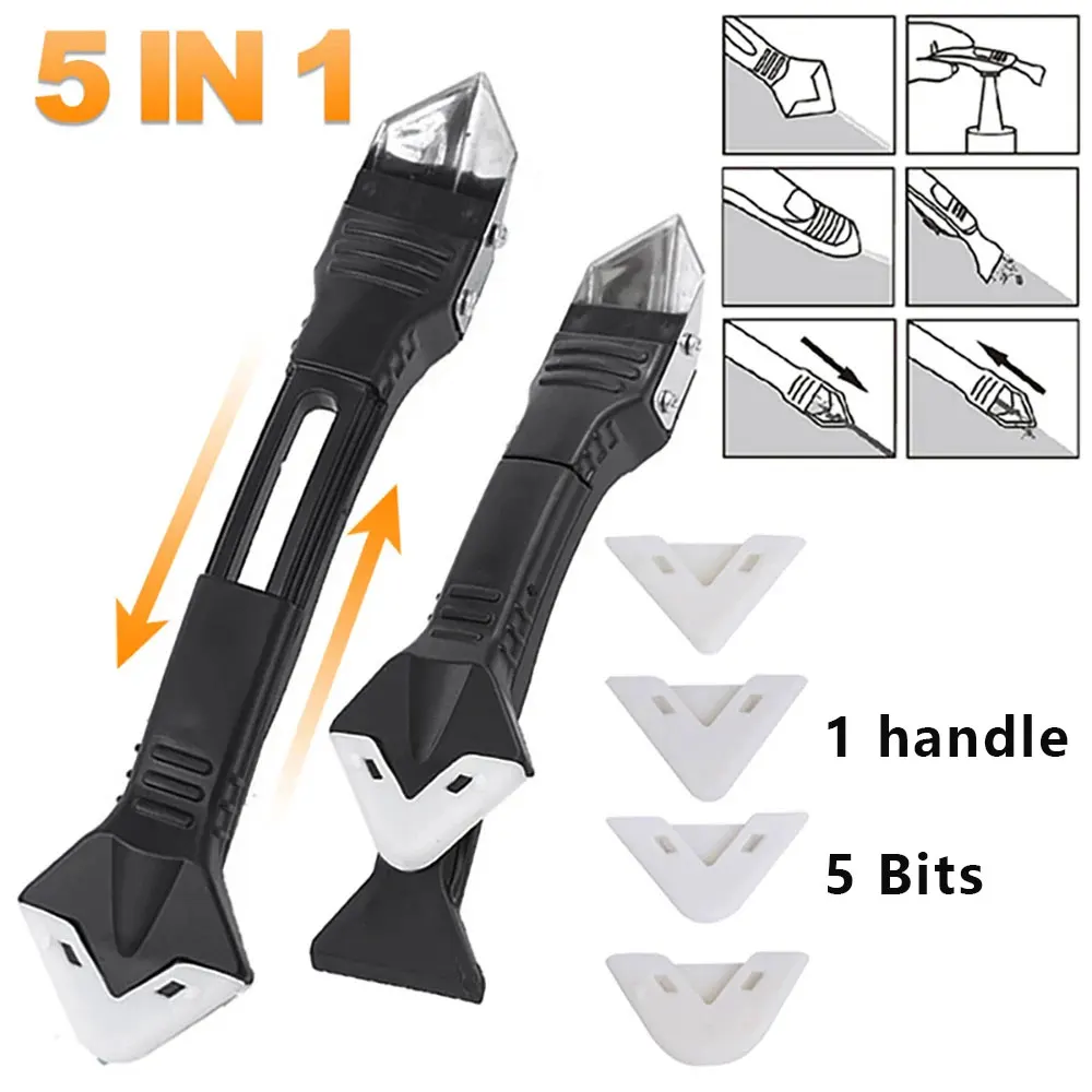 5-in-1 Metal Head Glue Tool Ki - đánh giá và giá Silicone Spatula Set