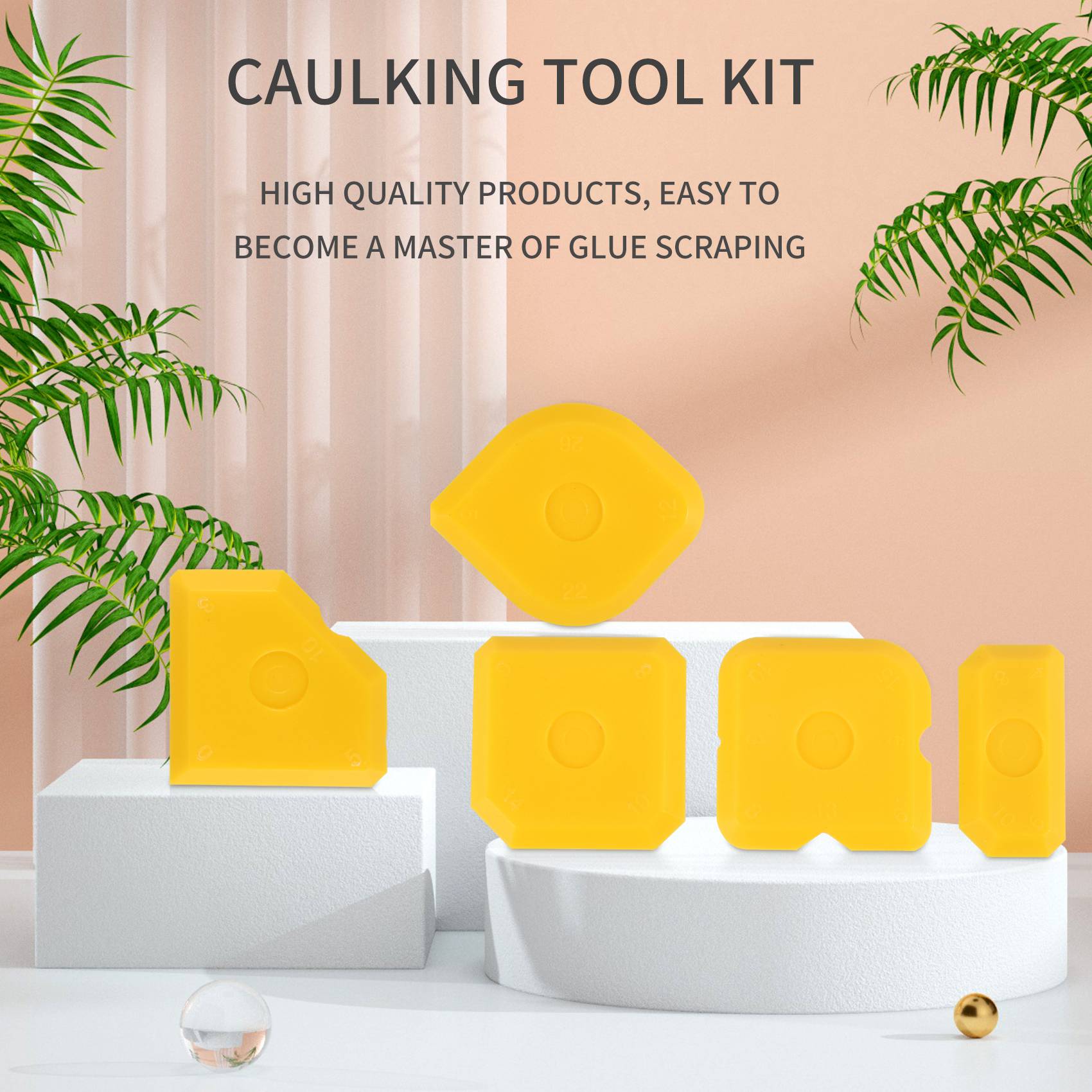 A84X-5Pcs Scraper Tool Kit Gro - đánh giá và giá Silicone Spatula Set