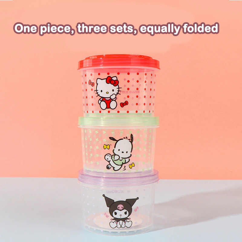 Kitty Bento Box Set 3 Pieces C - đánh giá và giá Kitchen Gadgets Storage Ideas